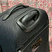 Vera Bradley Iconic Black Quilted Rolling Weekender Carry On Luggage
