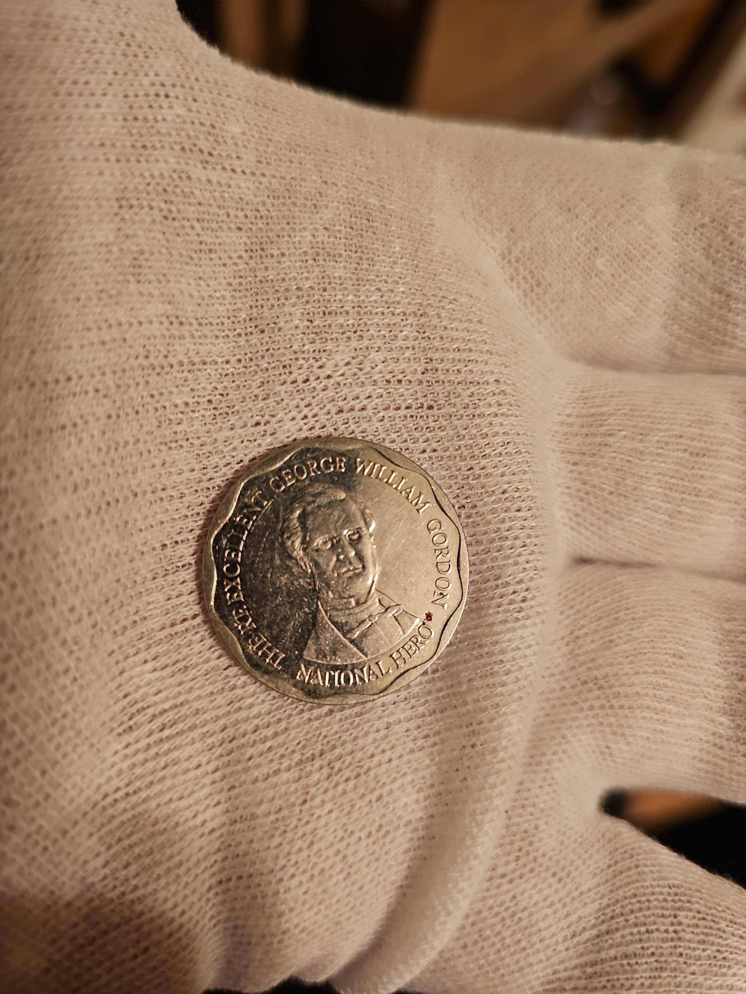 2008 ten dollar  Jamaica coin