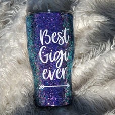 Best gigi Glitter tumbler