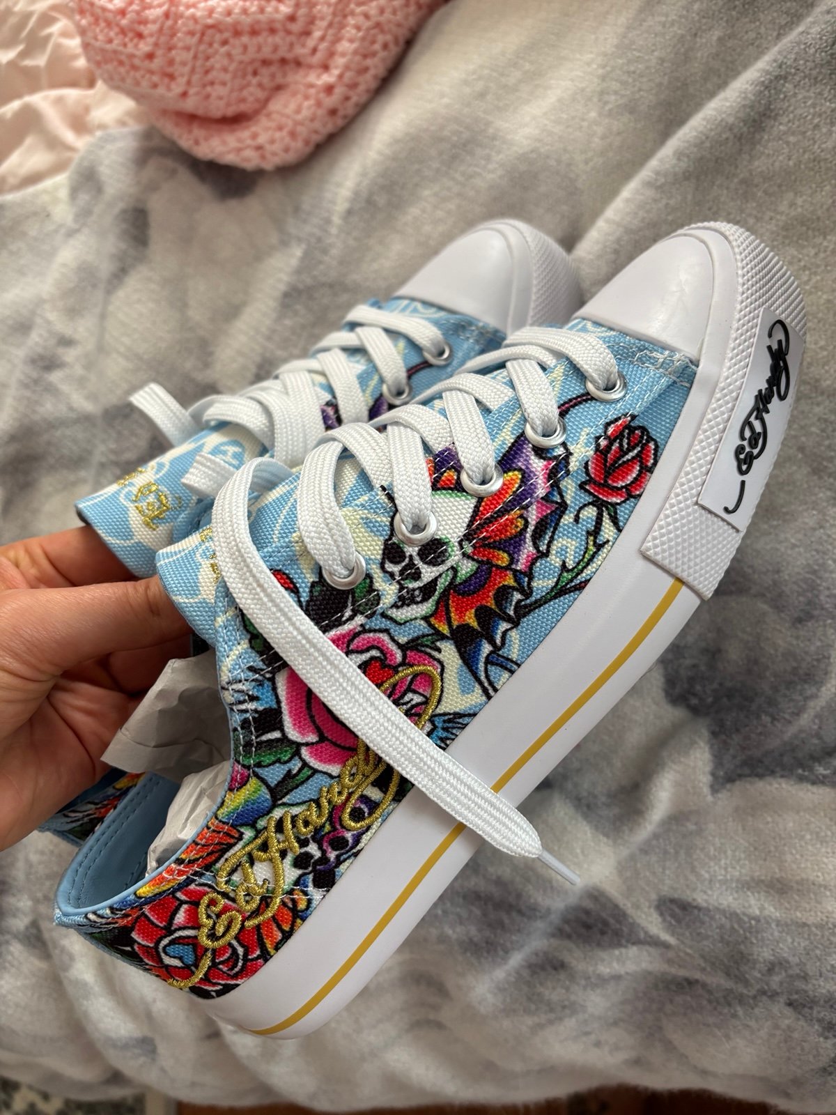 Ed hardy low rise sneakers