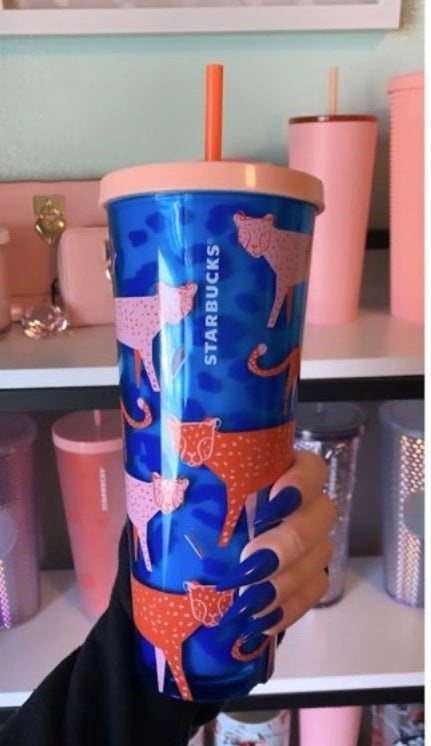 Starbucks cheeta tumbler *rare* HTF