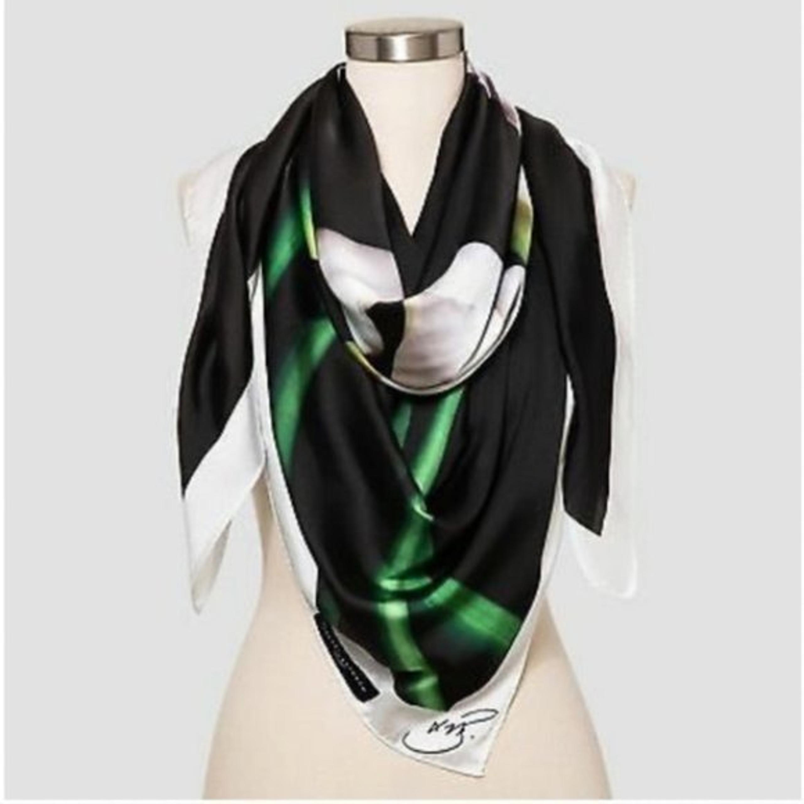Victoria Beckham Target Women's Calla Lily Black Scarf