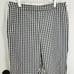 Liv Habitat Pants Woman XL Black Gingham Cuffed Ankle Windbreaker Parachute