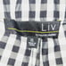 Liv Habitat Pants Woman XL Black Gingham Cuffed Ankle Windbreaker Parachute