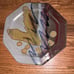 Chappelle Studio Art Pottery Handcrafted Octagon Plate, Excellent, salad, 9.5”