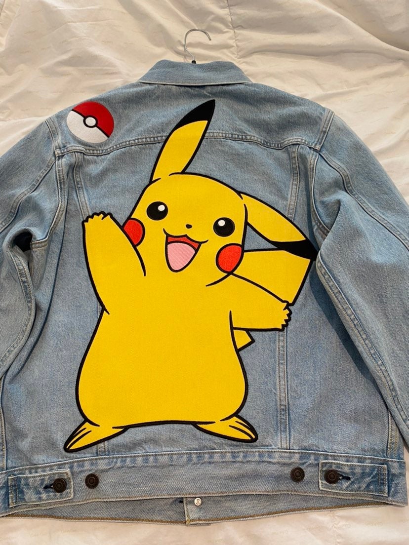 Levis x pokemon denim jacket