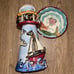 2001 HEATHER GOLDMINe BLUE SKY CLAYWORKS SET SAIL TO YOUR DREAMS LIGHTHOUSE boxQ