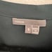 Vince Forest Green Silk Double Pocket Oversized Blouse Size 6