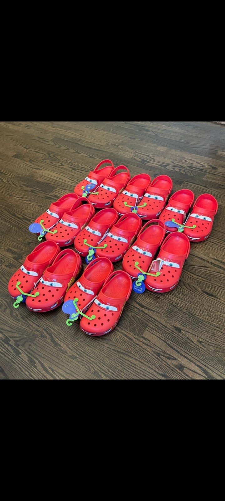 Crocs Classic Clog Lightning Mcqueen Red size 6M