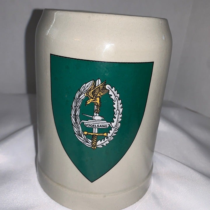 VTG West Germany Vogelsang Stoneware Beer Drinking Mug Barware GERZ