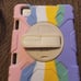 Gralifcare Multicolored iPad pro 11 Case w/ adjustable Strap new open package.