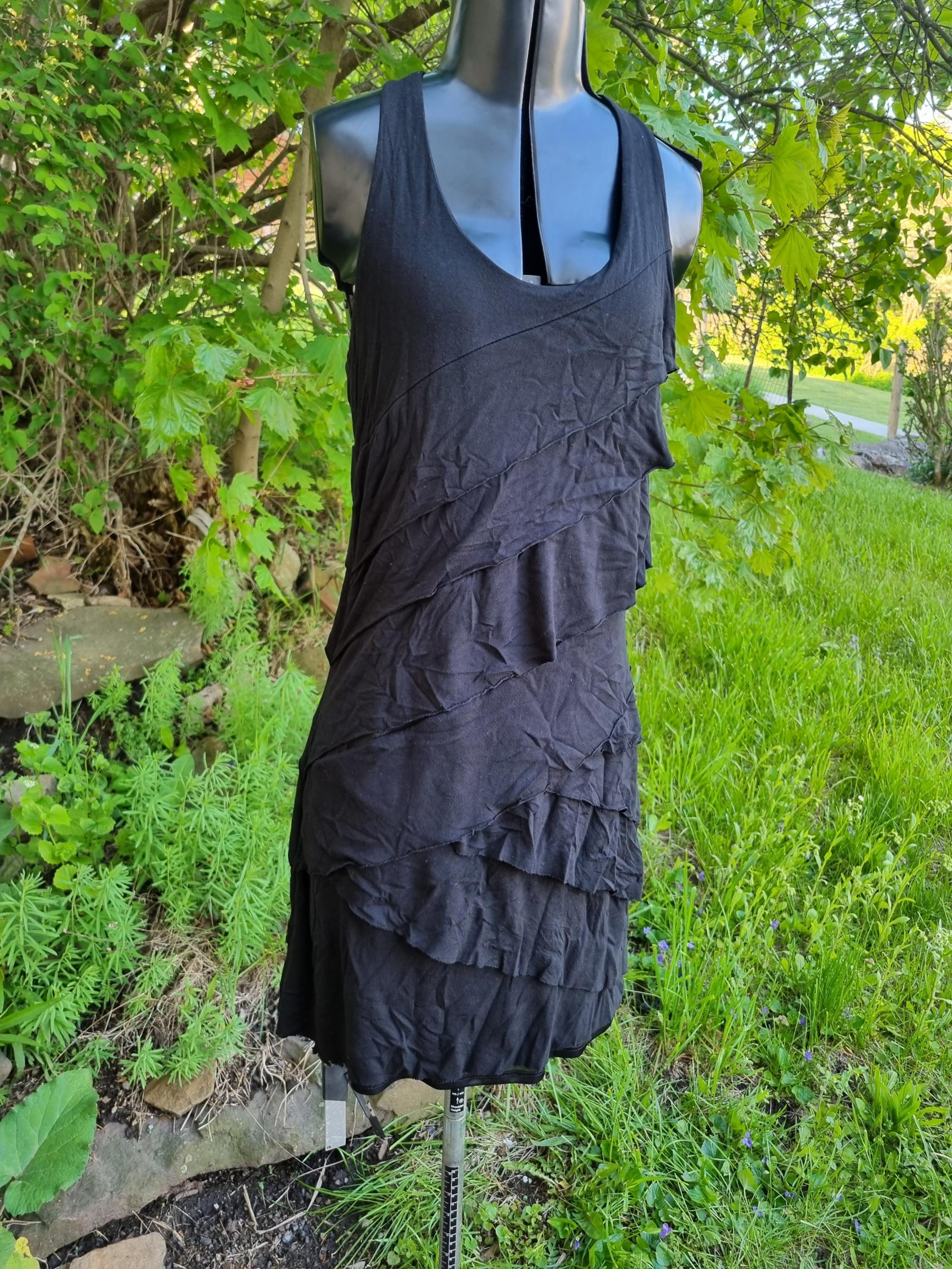 New York and Company black layer mini dress