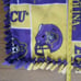 ECU (East Carolina Univ.) Pirates THROW Blanket; LIKE-NEW; SUPER Size: 56 x 42