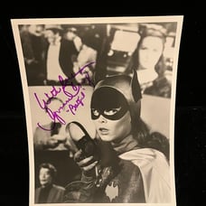 Yvonne Craig Batgirl Batman Signed Autographed 8x10 Black and White Photo w COA