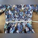 NWT Rachel Parcell Floral Linen Blend V-Neck Puff Sleeve Mini Dress Size 16