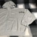 VS PINK IVY FLEECE CAMPUS FULL ZIP LOGO HOODIE IN HEATHER GREY BLING SIZE XXL