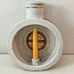 Bitossi Aldo Londi Rosenthal Netter Italy Orange Wall Sconce Candle Holder