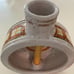 Bitossi Aldo Londi Rosenthal Netter Italy Orange Wall Sconce Candle Holder