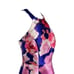 Crystal Doll Womens High Low Halter Dress Multicolor Floral Juniors Size 9 New