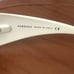 Vintage Versace VE2054 VE/2054 1000/8G Silver/White Shields Sunglasses w/Case