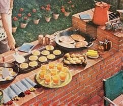 Vintage Picnic Backyard BBQ Mystery Box for Summer Limited Edition OOAK