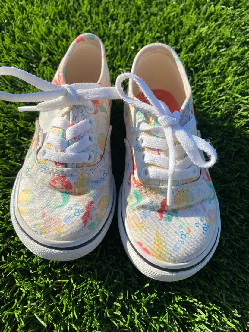 Little mermaid toddler vans
