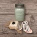 Scentsy Wax Warmer Chasing Fireflies Full Size Blue Mason Jar 7.25 Lit Decor
