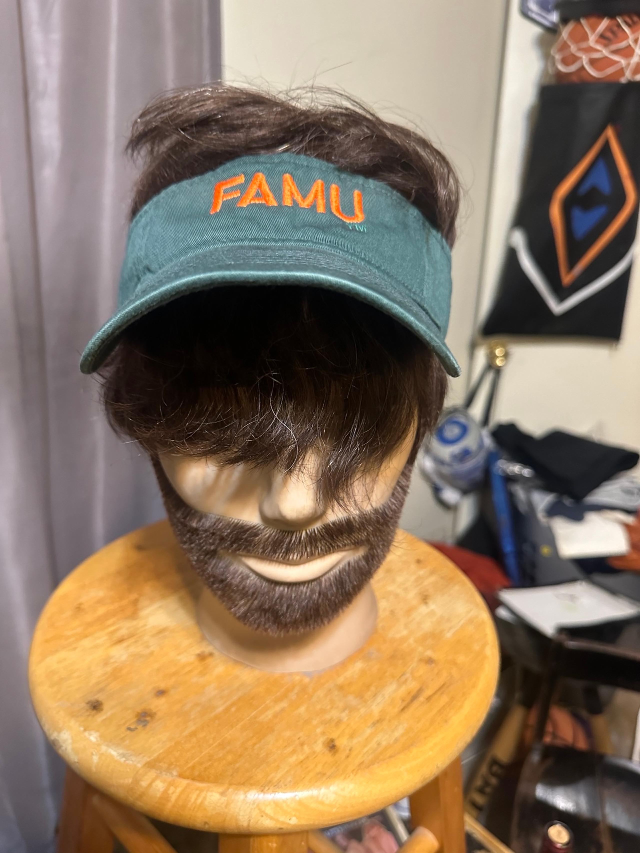 Vintage HBCU florida a&m university rattlers sun visor hat 90s