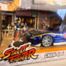 Street Fighter Die Cast Figure and toy vehicle lot of 2