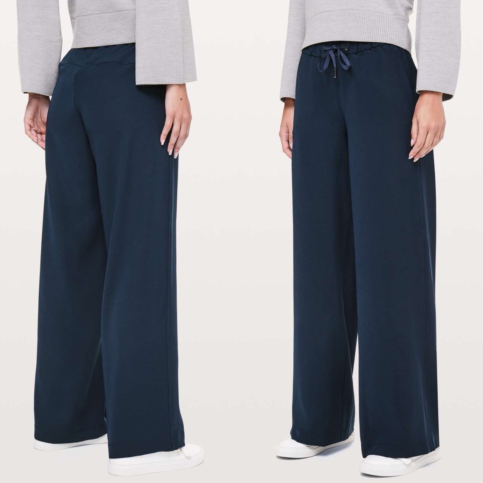 Lululemon On The Fly Pant *Wide Leg Sz 4/31 In True Navy