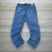 Vintage Lee MR Jeans Baggy Wide Leg Fit Medium Wash Denim Union Made in USA 90s
