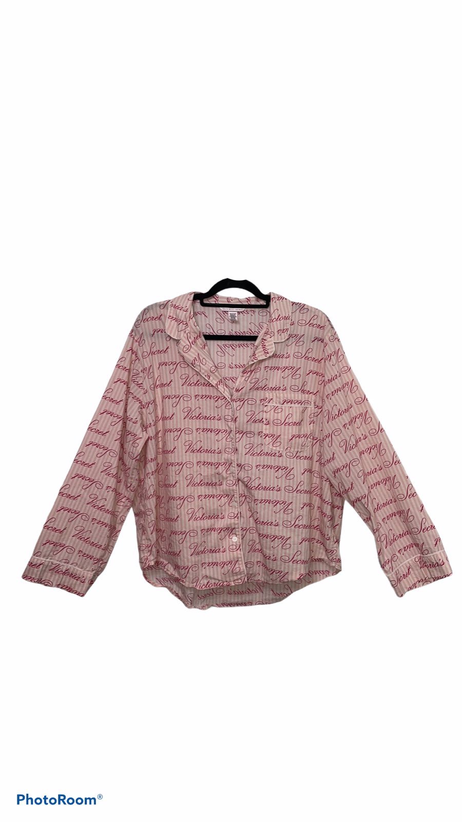 Victoria's Secret Peach Pajama Top Pink