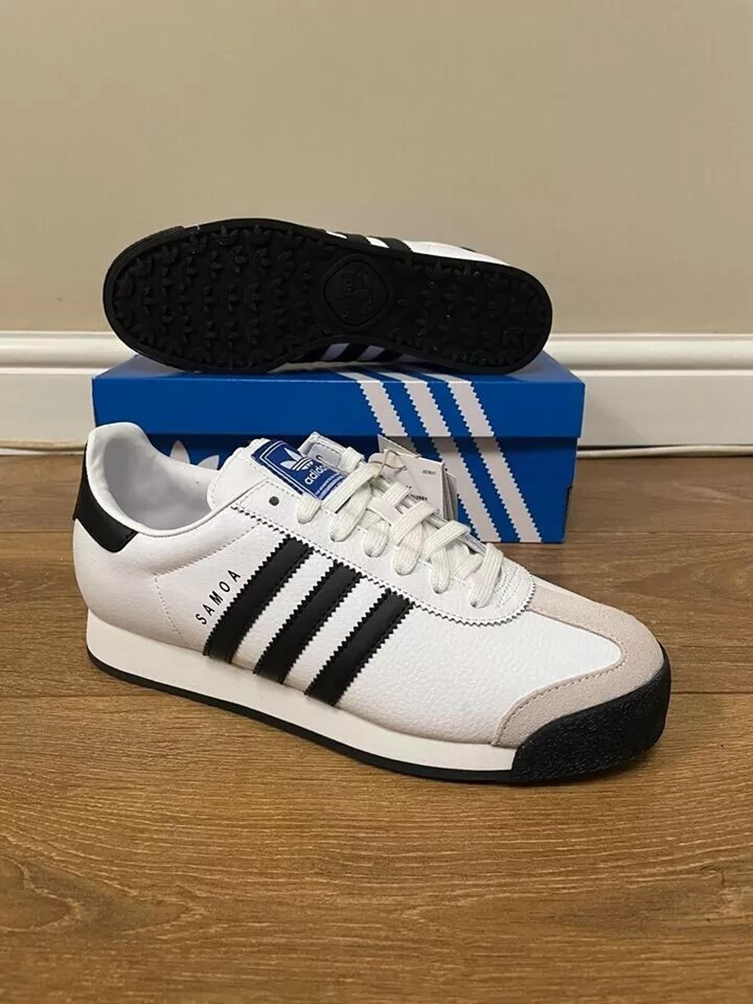 adidas Originals Men's SAMOA Cloud White 675033 Shoes Sneakers New Sz 8.5