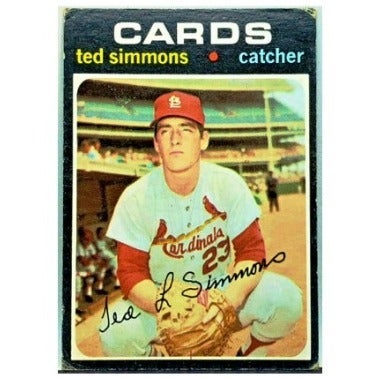 HOF! 1971 TOPPS TED SIMMONS ROOKIE CARD!