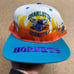 Vintage 90s Charlotte Hornets On Fire Snapback Hat Youth Size