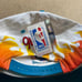 Vintage 90s Charlotte Hornets On Fire Snapback Hat Youth Size