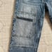 Tommy Hilfiger Blue Aiden Baggy Tapered Multi-pocket Zippered Denim Jeans 31x30