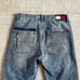 Tommy Hilfiger Blue Aiden Baggy Tapered Multi-pocket Zippered Denim Jeans 31x30
