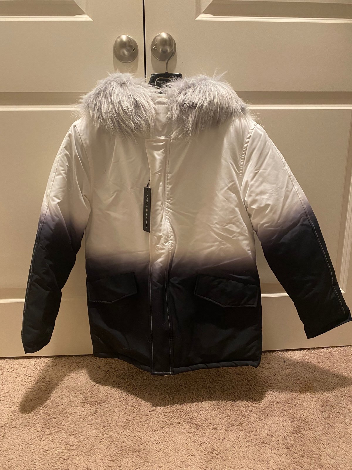 Faded Winter Parka Jacket