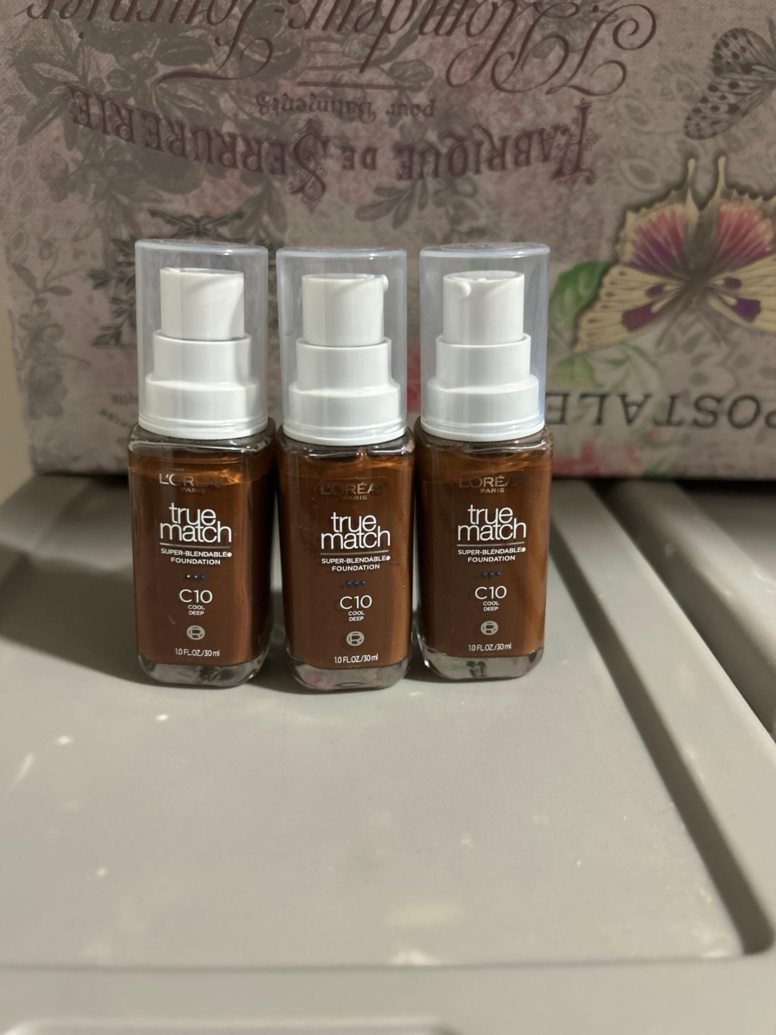 3x L’Oréal true match foundation C10