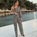 MANGO Polka Dot Jumpsuit (L)