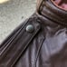 Members Only Leather Jacket Vintage 1X