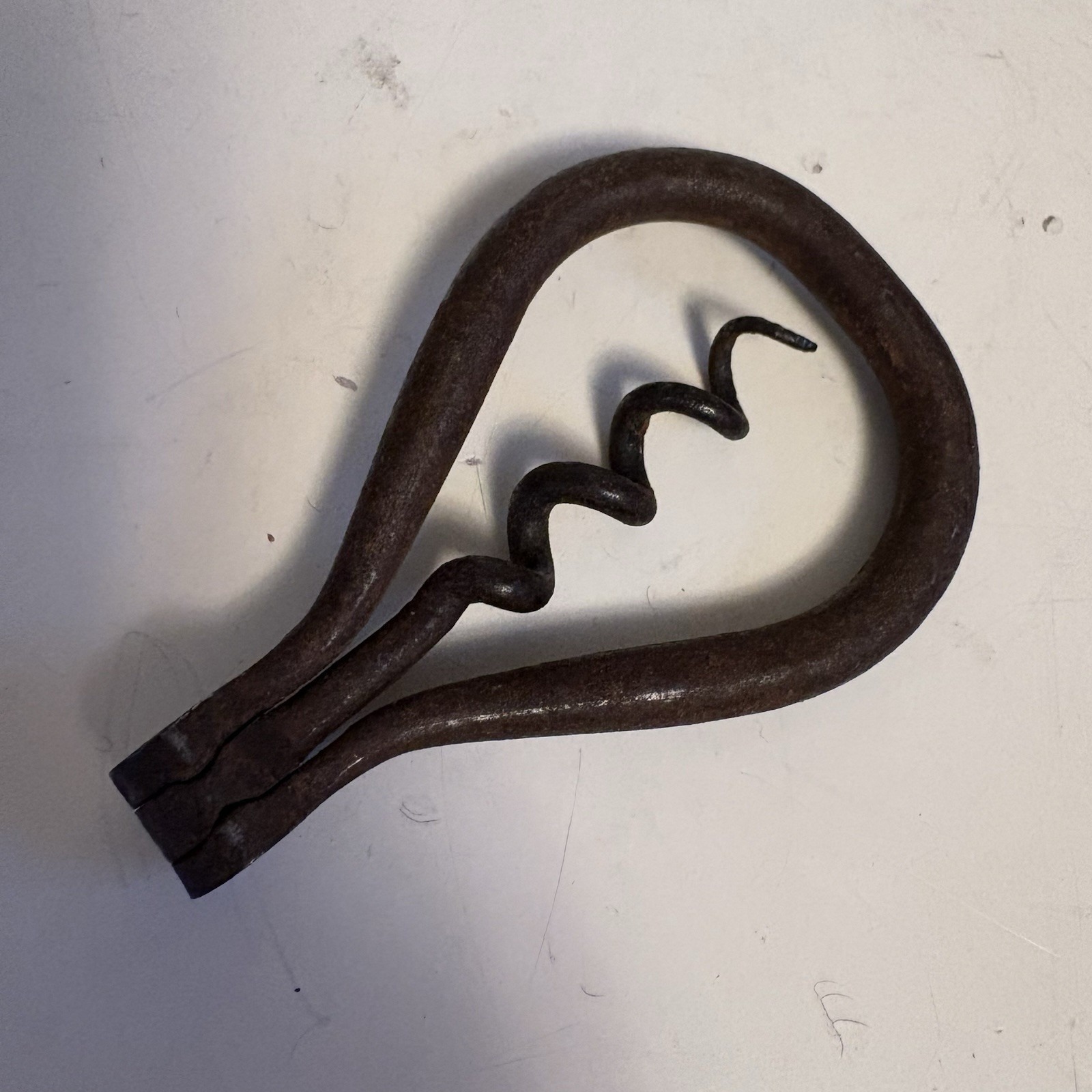 CIVIL WAR ERA FOLDING CORKSCREW BOTTLE OPENER Antique Vintage