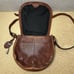 Vintage Fossil Crossbody Saddlebag Cow Hide Leather
