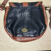 Vintage Fossil Crossbody Saddlebag Cow Hide Leather