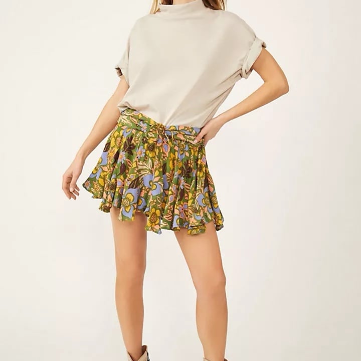 (A11) Free People Ellie Mini Skort, Size Medium, NWT