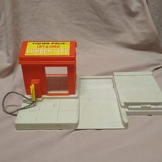 Vintage 1978 Fisher-Price Lift & Load Lumber Yard