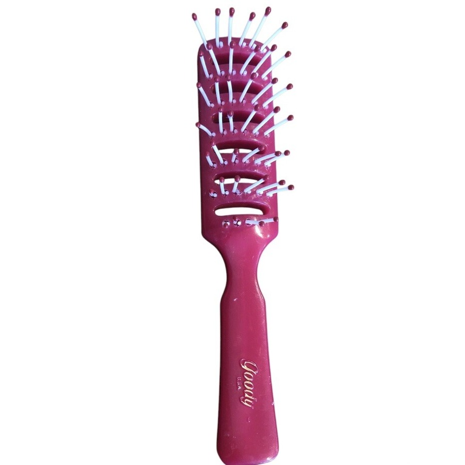 GOODY Pink 6 Vented Styling and Finishing Brush Comfor-tip Bristles Pink Tip
