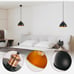 Industrial Modern Black Barn Pendant Light -Set of 3 Lights