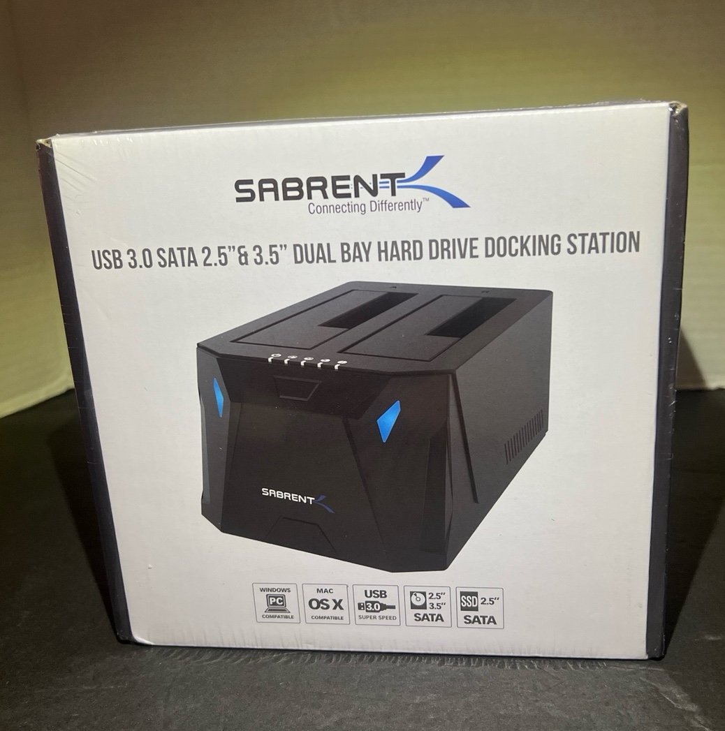 Sabrent EC-HD2B USB 3.0 to SATA I/II/III Dual Bay External Hard Drive Docking